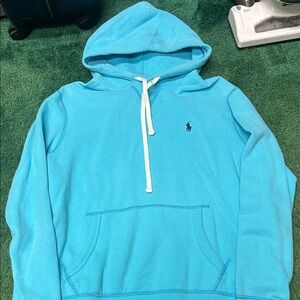 Men's Polo Blue Hoodie